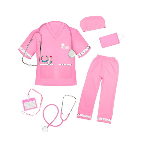Set de juego de simulación para niños, veterinario, médico veterinario, disfraz ANPHILE