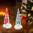 thumbnail image 2 of Gnomos Navideños Con Luz Led Que Brilla Intensamente Gnomo De Peluche Muñeco Luces Adornos Decoración Interior De Navidad Vogacara HA043619-01, 2 of 6