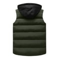 thumbnail image 3 of Puffer vest Men Women Autumn And Winter Fashion Casual Solid Zipper Hooded Collar Sleeveless Cotton Padded Vest Top Features, 3 of 3