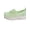 Green, variant on DLONGLI Women's Orthopedic Arch Support Wide Width Slip On Walking Shoes Breathable Mesh Lightweight Cushioned Non-Slip Casual Sneakers