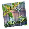 thumbnail image 4 of Tejido Resistente Al Agua Animal Tipo Cortina De Baño Decoración Del Panel Del Trazador De Líneas Del Baño Ranas 1 Baoblaze Cortina de la ducha, 4 of 4