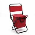 thumbnail image 1 of Silla Fuerte de Capacidad de Rodamiento, Cómodo Sillón de Tela Con Bolsa de Bolsillo de Almacenamiento, Silla de Pesca para Acampar, Pesca, Al Aire Libre, Peso Portátil, 1 of 8