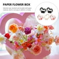 thumbnail image 4 of WASHWEPE Heart Shaped Bouquet Boxes Kraft Paper Wedding Flowers 6Pcs 14.6X14.6in, 4 of 10