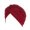 Wine, variant on Beach Hats for Women Women Pre Tied Knot Turban Cap Headwrap Bamboo Linen Style Black One Size