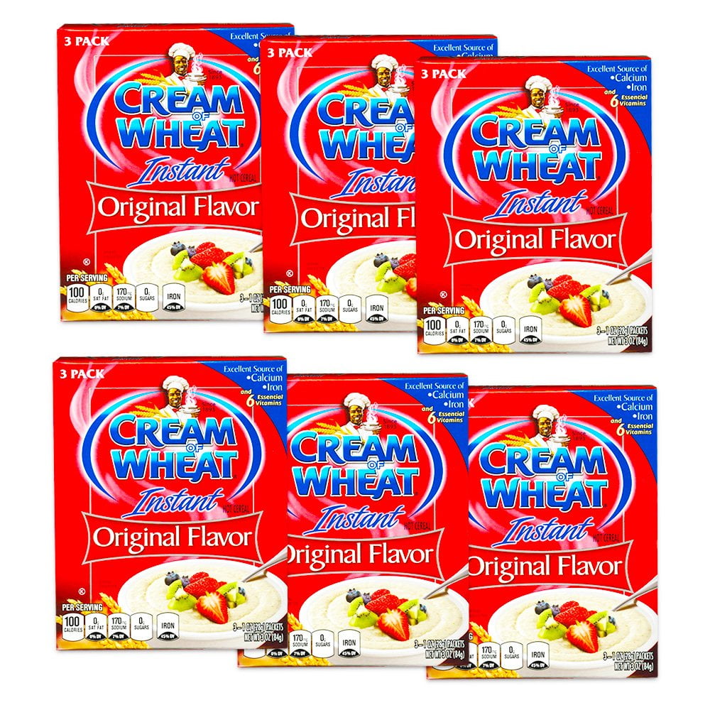 Cream Of Wheat, Instant Hot Cereal (Original, 18 Packets) - Walmart.com ...