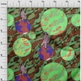 thumbnail image 3 of oneOone Cotton Jersey Maroon Fabric Abstracts Sewing Fabric By The Yard Printed Diy Clothing Sewing Supplies 58 Inch Wide, 3 of 5