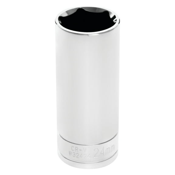 Performance Tool W32424 1/2 Drive 6-Point Socket, 24mm