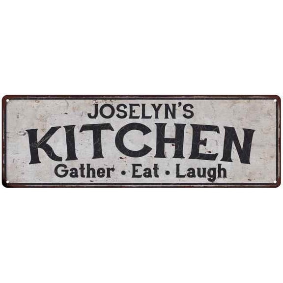 JOSELYN's Kitchen Rustic Chic Decor Gift 6x18 Sign 106180051796