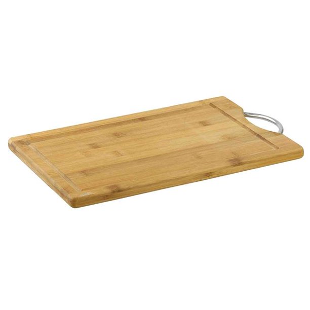 Home Basics Bamboo Cutting Board with Handle