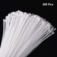 thumbnail image 3 of 200pcs 14" 40 Lbs Cable Zip Ties Self-Locking Long Nylon Cable Tie Wraps 3/16" for Cord Management, White, 3 of 6