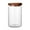 L, variant on L Large Food Grade Airtight Glass Storage Jar With Seal Lid For Coffee Beans Tea Grains Spices Dry Food Kitchen Pantry Organization Clear Body Easy To See Contents Stackable Design