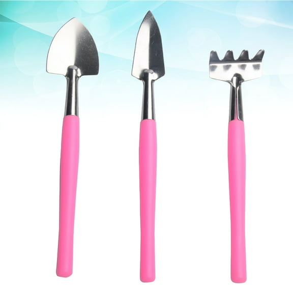 Raindrops Plant Hand Tools Flowerpot Tools Beach Gardening Tools 22X8.5X6.5CM Pink