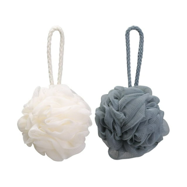 Quange Modern Minimalist Bath Set: 2-Pack Shower Balls with Compact Design, Durable PP & LDPE Material, Ideal for Organized Bathroom Essentials