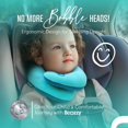 thumbnail image 2 of Almohada cervical de viaje BCOZZY Kids (3-7 años), suave para niños pequeños, gris, 2 of 9