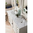 thumbnail image 1 of James Martin 238-105-V60D-CWH-3CAR 60" Cottage White Vanity w/ Carrara MarbleTop, 1 of 5