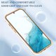 thumbnail image 3 of Blanco, Funda Compatible con Samsung Galaxy S22 Funda Cute Love Heart Pattern Ultra Delgada Silicona Galvanizada TPU Funda S22 Funda a Prueba de Golpes Anti-Arañazos Funda para Samsung Galaxy S22, 3 of 5