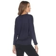thumbnail image 3 of White Mark Women's Banded Dolman Top, 3 of 6