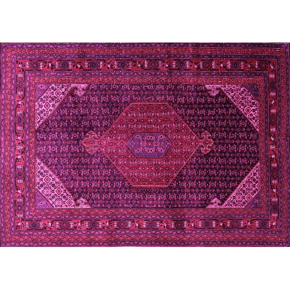 Ahgly Company Indoor Rectangle Persian Pink Traditional Area Rugs, 2' x 4'