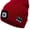 Red, variant on Bluetooth Beanie Hat with Light, Unisex USB Rechargeable 6 LED Headlamp Cap with Headphones, Built-in Stereo Speakers & Mic Winter Knitted Beanie Hat (Red)