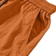 thumbnail image 6 of BiZtdJrK Men's Sun Protection 2 Piece Sets Solid Casual Long Sleeve Hooded Jacket and Beach Shorts Matching Outfits for Outdoor Hiking, Orange, S, 6 of 10