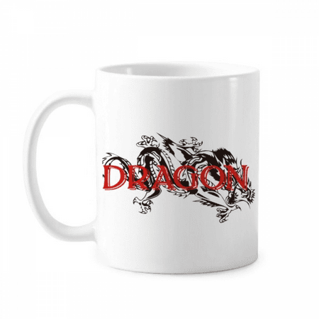 

Myth Animal Dragon East West Mug Pottery Cerac Coffee Porcelain Cup Tableware