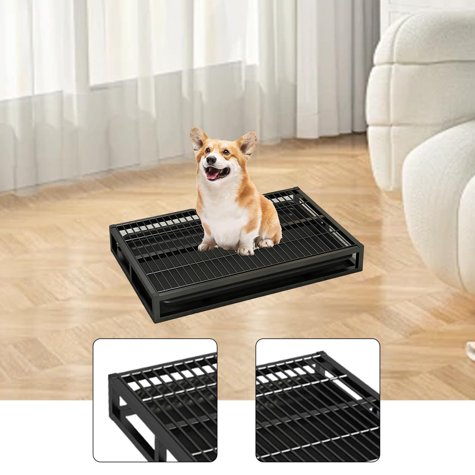 Indoor Dog Potty Tray Puppy Urinary Potty Mat Pee Litter Tray Washable Portable Design for Dogs Under 20kg