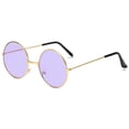 thumbnail image 1 of Gafas de sol retro redondas de metal marino con marco de metal de color caramelo a la moda, gafas coloridas de estilo Harajuku para hombres y mujeres, 1 of 1
