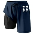 thumbnail image 4 of Kcolen Mens Swim Trunks 7 Inch Quick Dry Drawstring Mens Swim Shorts Lightweight Swimsuit for Men Liner Compression Summer Beach Men Swim Brief, 4 of 4