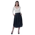 thumbnail image 2 of Moomaya Jupes en Jersey pour Femmes Longueur Genou Extensible Été - K9M, 2 of 7