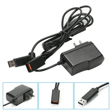 USB 2.0 AC Power Supply Adapter for Microsoft Xbox 360 Kinect Motion Sensor