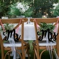 thumbnail image 2 of Hanging Signs 2Pcs Decoration Well Crafted Innovative Mr And Mrs Hanging Ornaments, 2 of 5