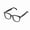 Black Frame With Optical Display Sheet Lenses, variant on 2026 New Arrival Smart Wearable Glasses, Bluetooth Sports Sunglasses for Calls, Music and AI Real-Time Translation