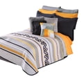thumbnail image 1 of Edredón Colchas Concord Neo Azpen Amarillo Gris Individual, 1 of 2