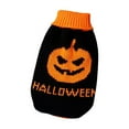 thumbnail image 2 of HongMinWen Halloween Pet Sweater for Dogs and Cats, Adorable Pumpkin Knit Costume, Warm Winter Clothes for Pets Easy to Wear Machine Washable for Halloween Celebrations, 2 of 6