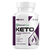 Natural Pure Keto Keto BHB Real Keto Pills Advanced Keto Burn Metabolic Support BHB Salts Gobhb - 60 Capsules