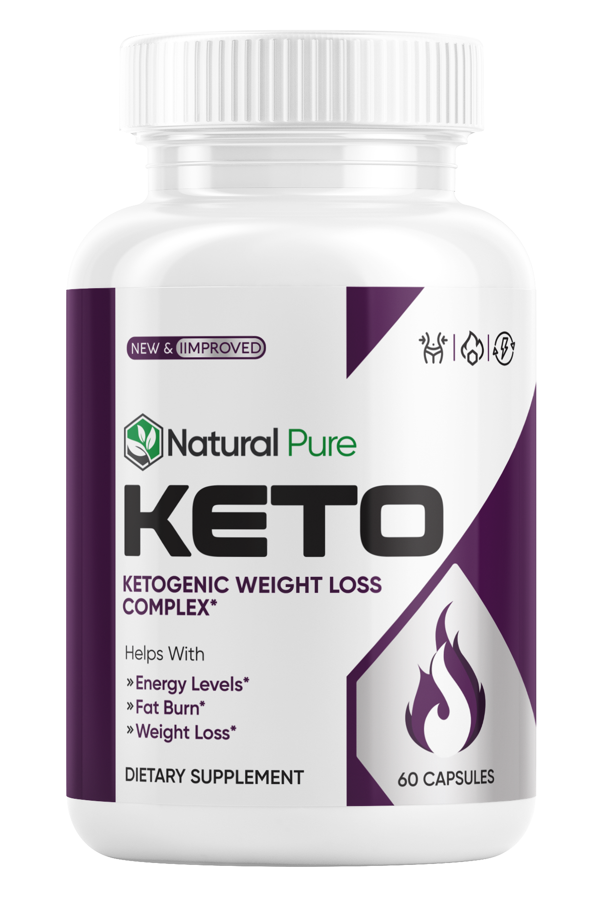 Natural Pure Keto Keto BHB Real Keto Pills Advanced Keto Burn Metabolic ...