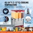 thumbnail image 4 of Commercial Beverage Dispenser 10L x 3 Tanks Cold Juice Ice Drink Dispenser, 4 of 7