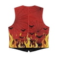 thumbnail image 5 of Uourmeti Soft Boys Formal Suit Vest Flame Bat Web Daily Wear Classic Polyester Children Formal Suit Vest, 5 of 6