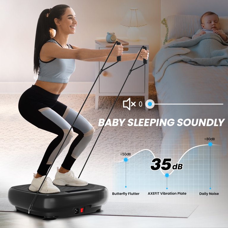 CoolHut Vibration Plate Exercise Machine, Full Body Fitness Platform,  Therapeutic Shaker for Weight Loss and Metabolism