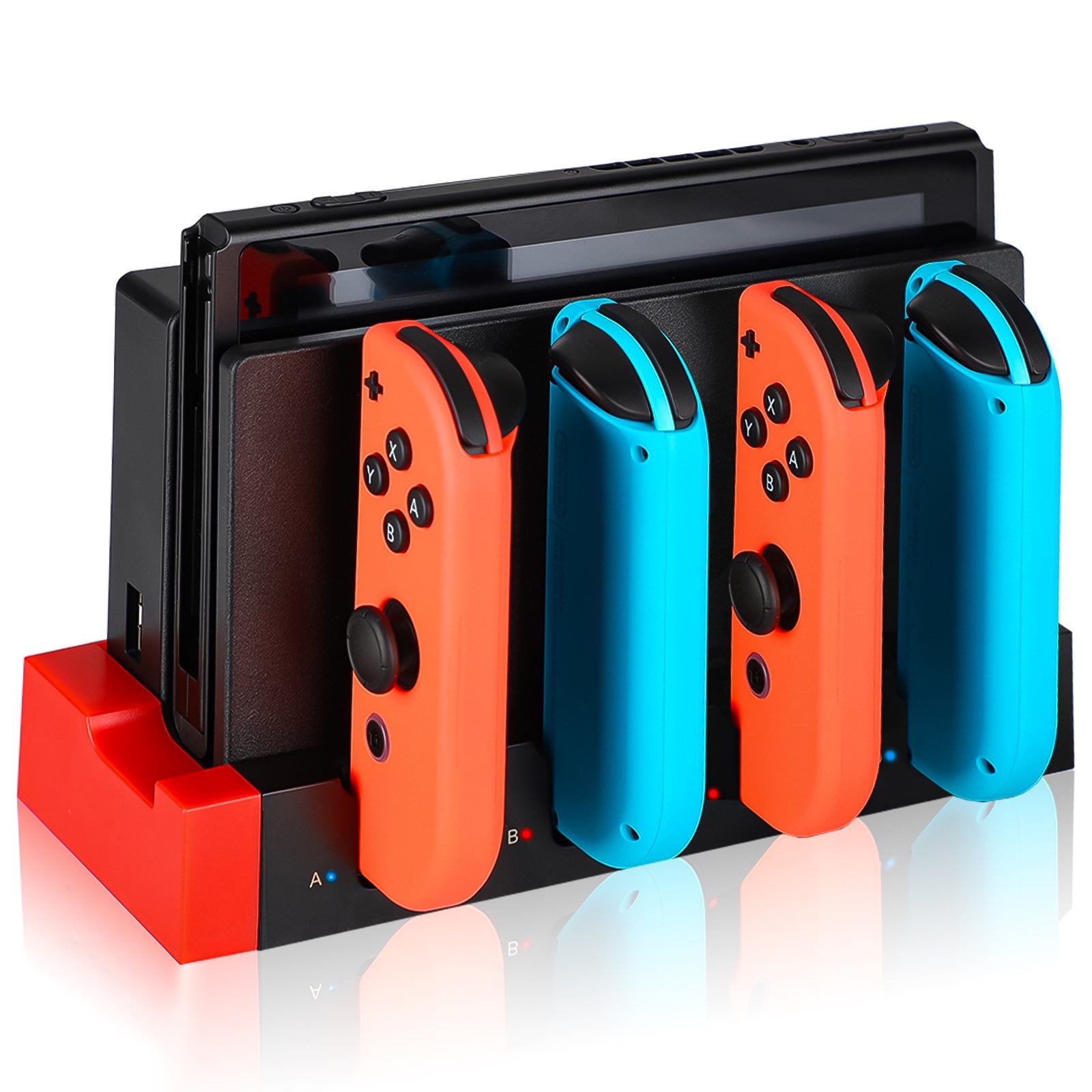 Charging Dock Fit for Nintendo Switch/OLED/Joy-Con Controller, Fast Charging Station, Switch Controller Charger Stand