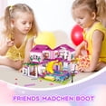 thumbnail image 4 of Juguete de construcción HSANHE Pink Girls Summer Villa Friends 1018 unidades, 4 of 7