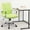 Green, variant on Emma + Oliver Mid-Back Pink Vinyl Executive Swivel Office Chair with Chrome Base and Arms