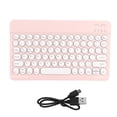 thumbnail image 2 of Computer Keyboards, Screen Lock Function Long Service Life Computer Keyboards Wireless Stable Connection  for Tablet for Laptop Yellow,Blue,Pink,Green, 2 of 7