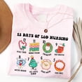thumbnail image 2 of 12 Days of L&D Nursing Christmas T-Shirt – Cute Labor & Delivery Nurse Holiday Tee, Festive Healthcare Xmas Shirt, 2 of 7