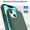 thumbnail image 5 of iPhone 14 Plus Case, Allytech Military Grade Protective Anit-Scratch Shockproof Drop Proof Bumper Defender Back Cover Case for Apple iPhone 14 Plus 6.7" - Darkgreen, 5 of 5