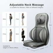 Comfier Neck Back Massager with Heat, Electric Kneading Massage Chair Pad, Air Compression Seat Cushion Massagers