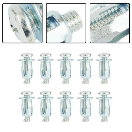 

RANMEI 10PCS Metal Petal Bolt Hollow Metal Wall Nut Suitable for Jack/Carriage Nut