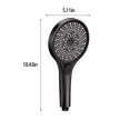 thumbnail image 4 of RFUGUG High Pressure Shower Heads with HandHeld, Adjustable 3 Spray Modes Function Control Button, Strong Panel Water Output Shower Nozzle, 4 of 9