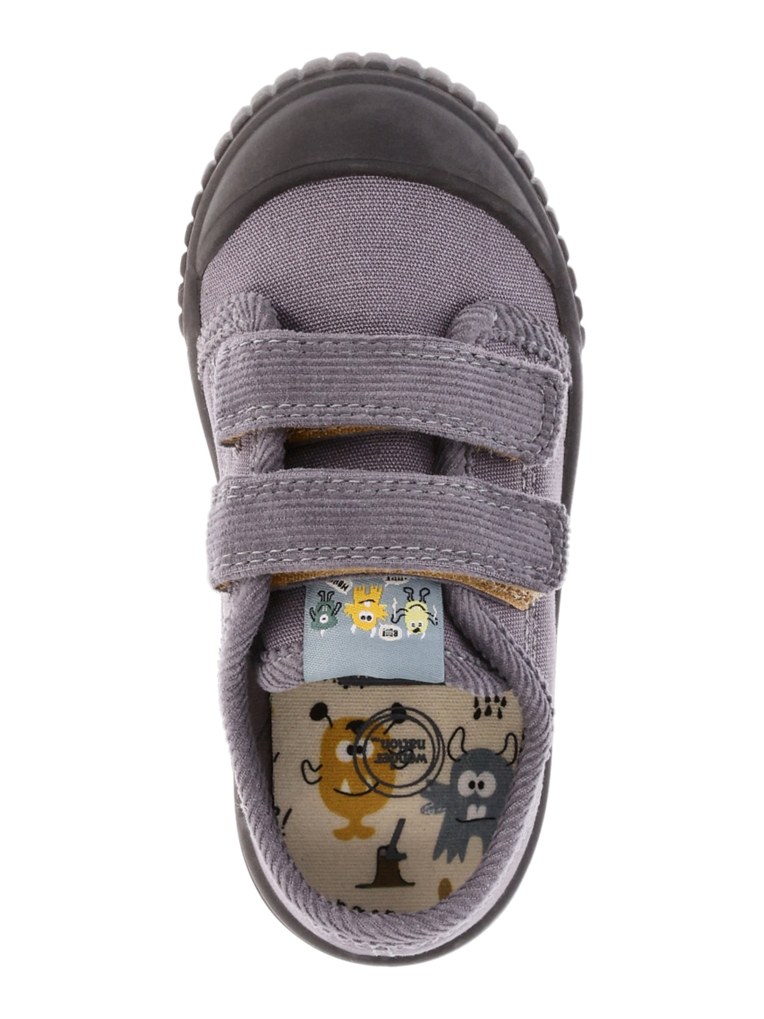 Wonder Nation Baby & Toddler Kids Two-Strap Bump Toe Sneakers