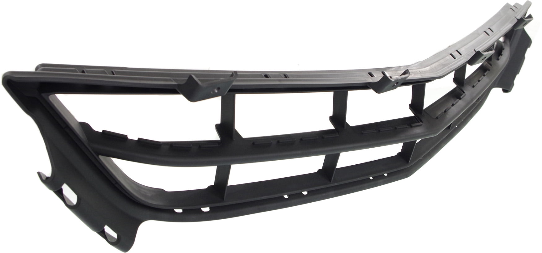 Bumper Grille Compatible With 2014-2016 Acura MDX Front Textured Black